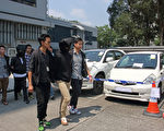 香港警方昨日（21日）拘捕6名怀疑涉案男子，据了解，部分人有黑社会背景。（蔡文雯/大纪元）